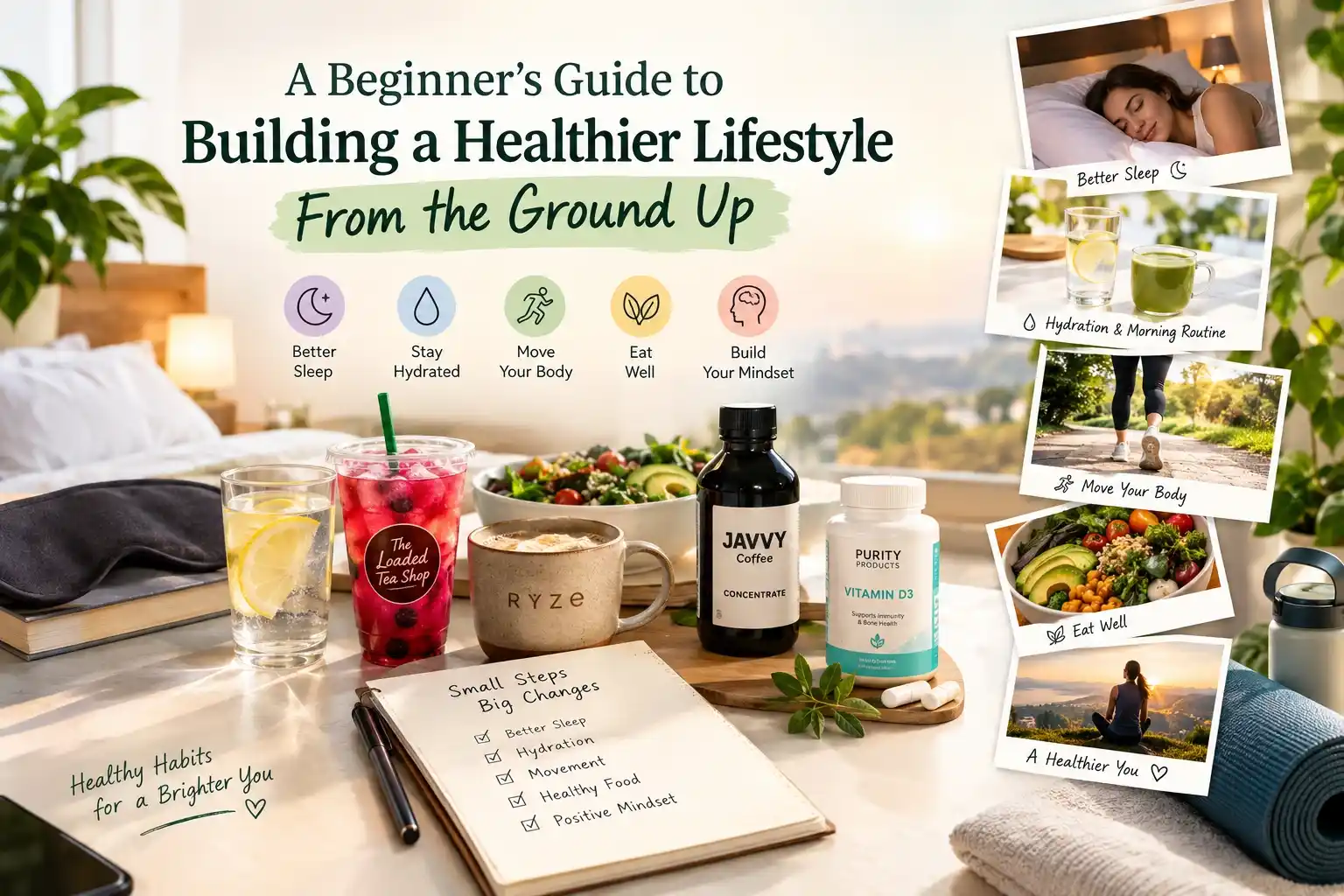 A Beginner's Guide to Building a Healthier Lifestyle From the Ground Up