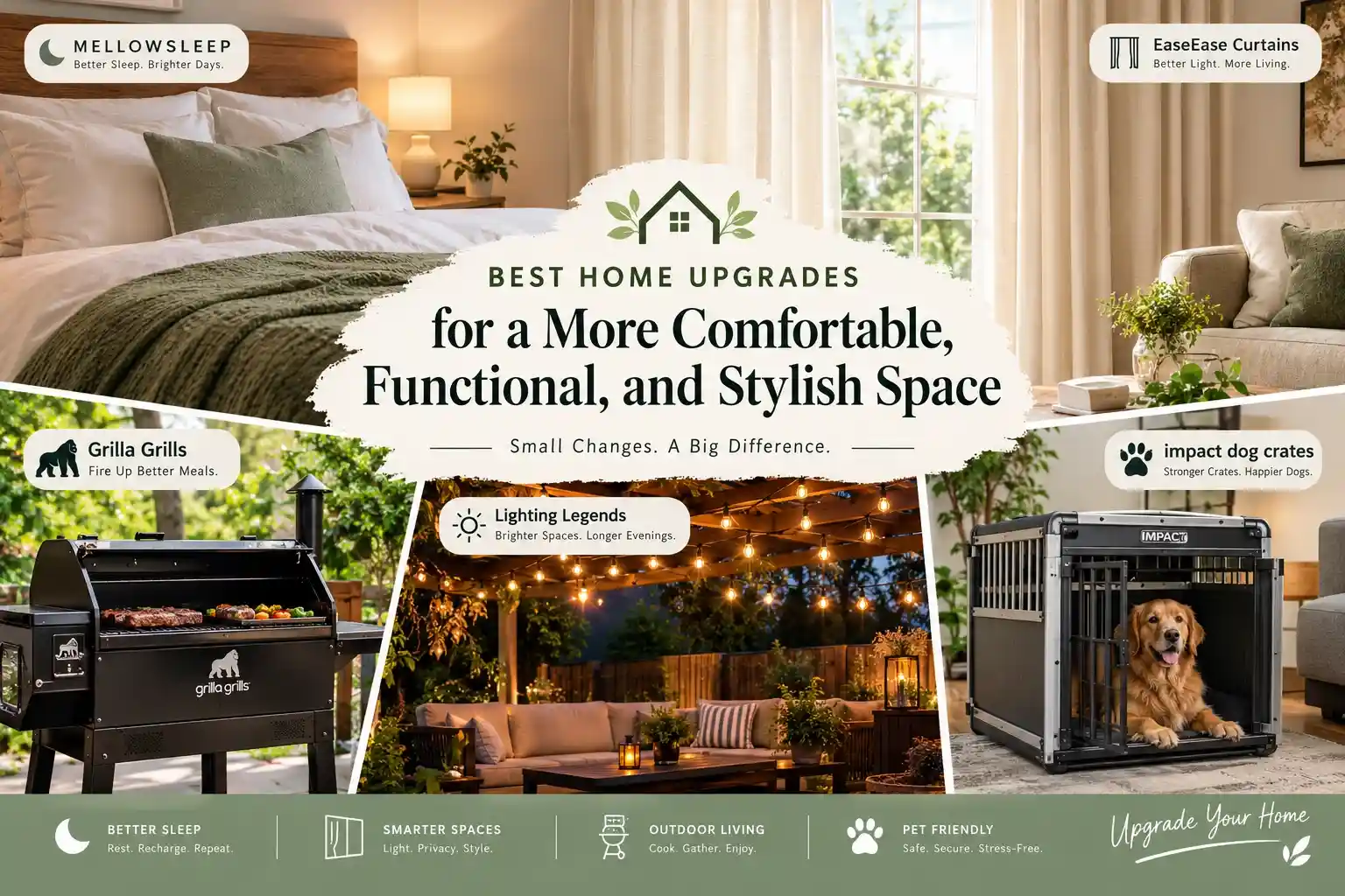 Best Home Upgrades for a More Comfortable, Functional, and Stylish Space