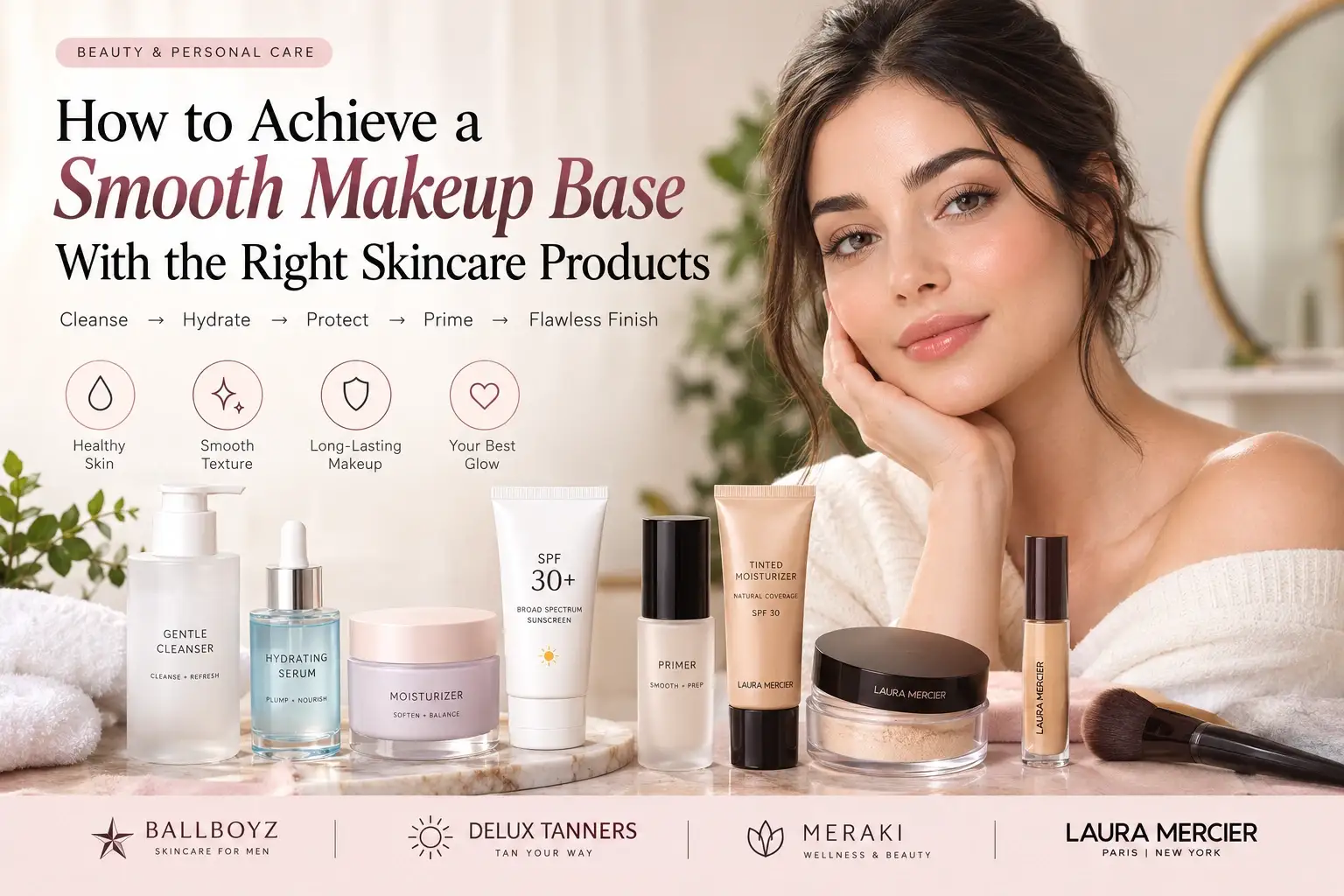 How to Achieve a Smooth Makeup Base With the Right Skincare Products