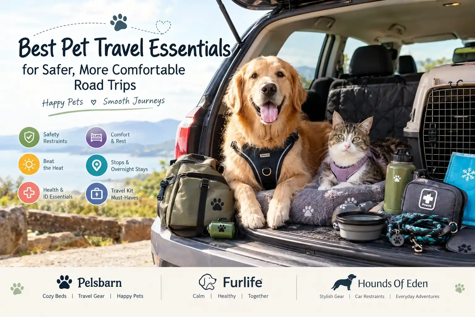 Best Pet Travel Essentials for Safer, More Comfortable Road Trips