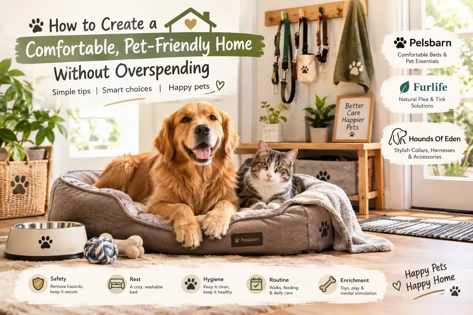 How to Create a Comfortable, Pet-Friendly Home Without Overspending