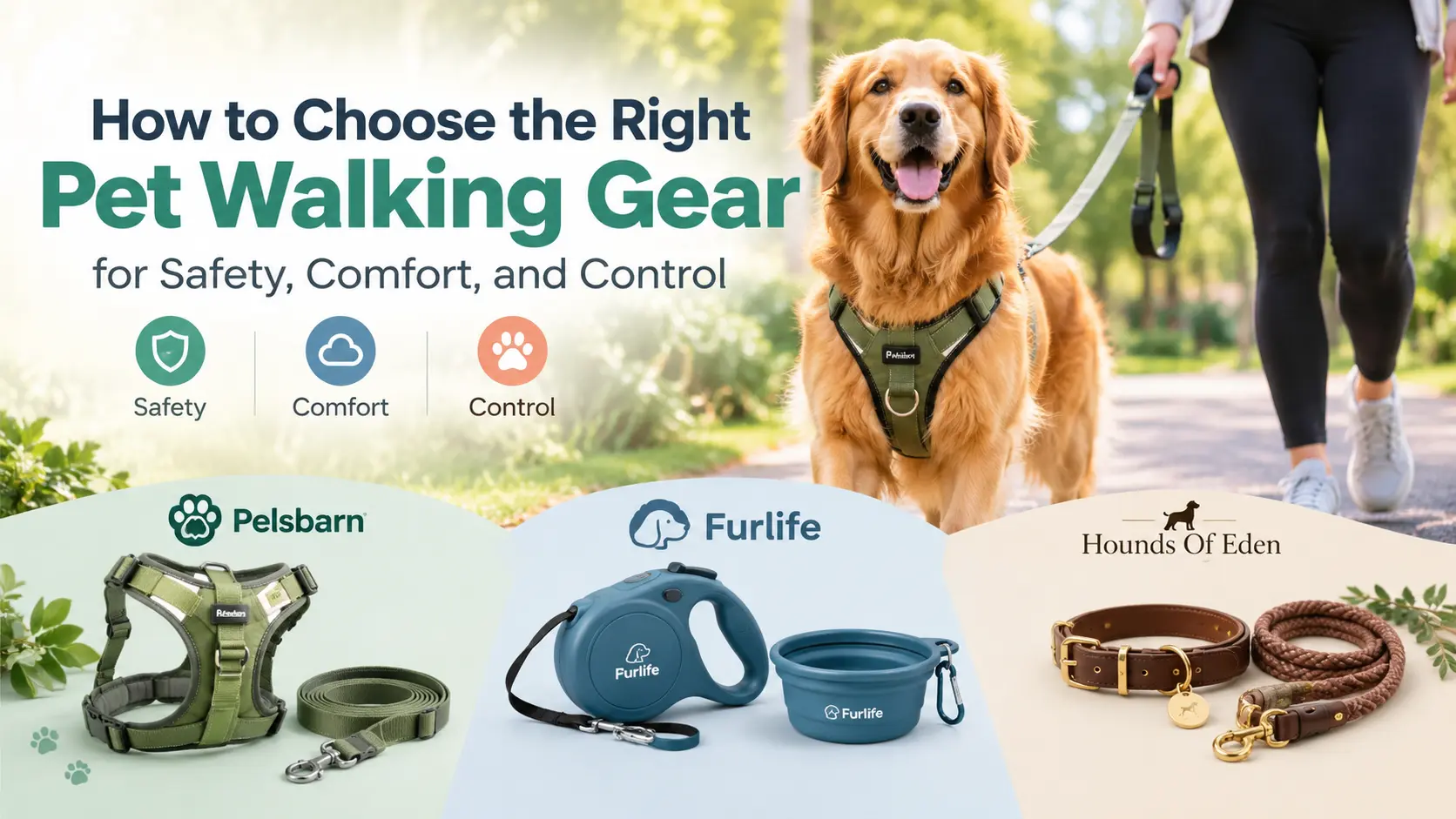 How to Choose the Right Pet Walking Gear for Safety, Comfort, and Control